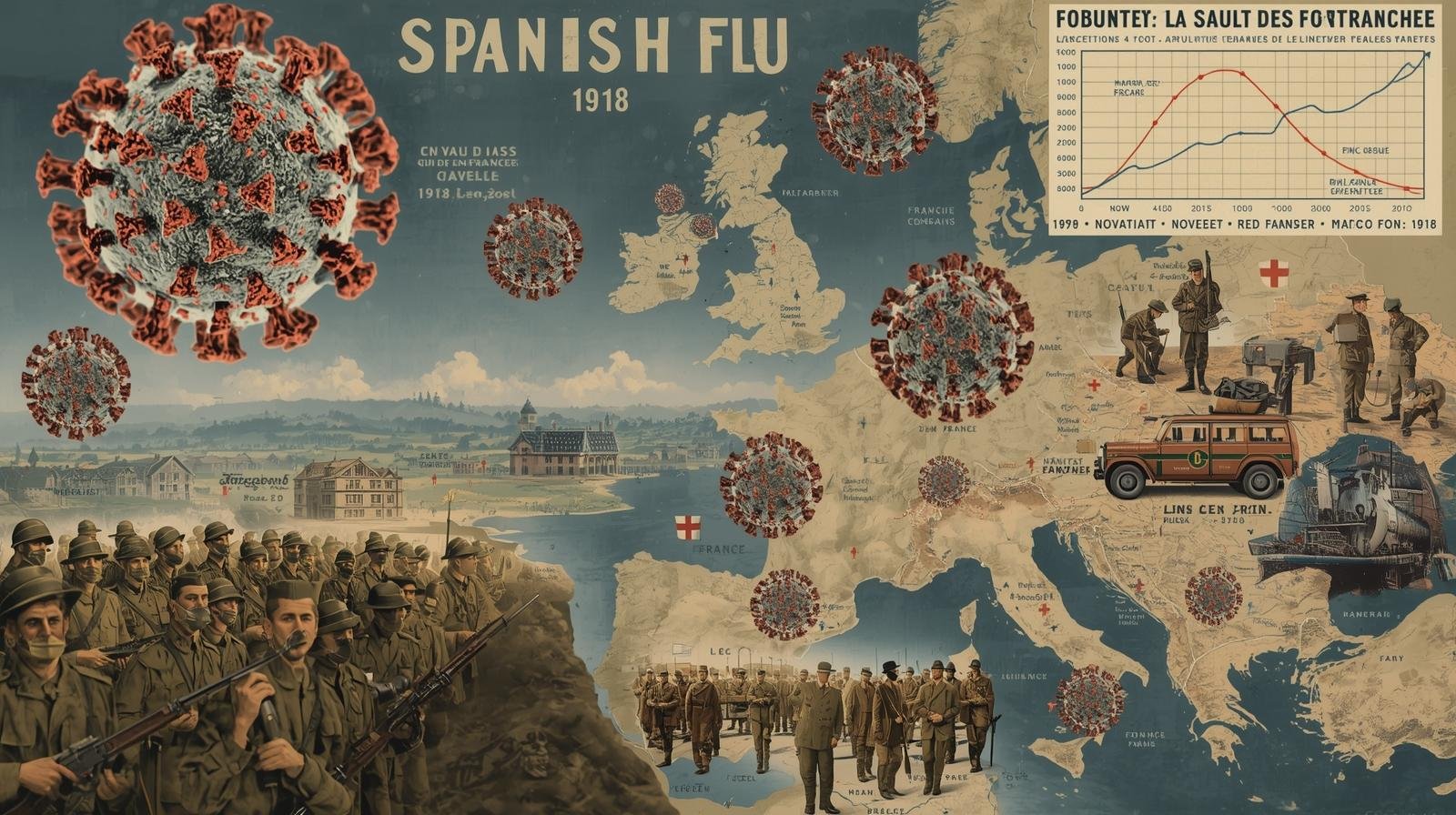 Grippe espagnole 1918 — la pandémie la plus meurtrière de l'histoire