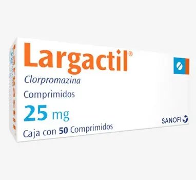 Boîte de Largactil, chlorpromazine 25mg