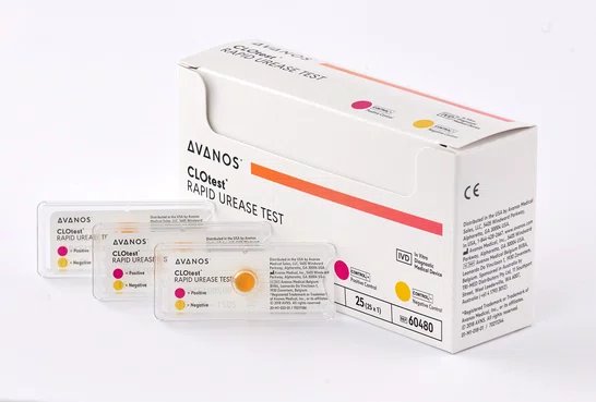 Test CLO développé par Marshall : changement de couleur révélant la présence d'H. pylori