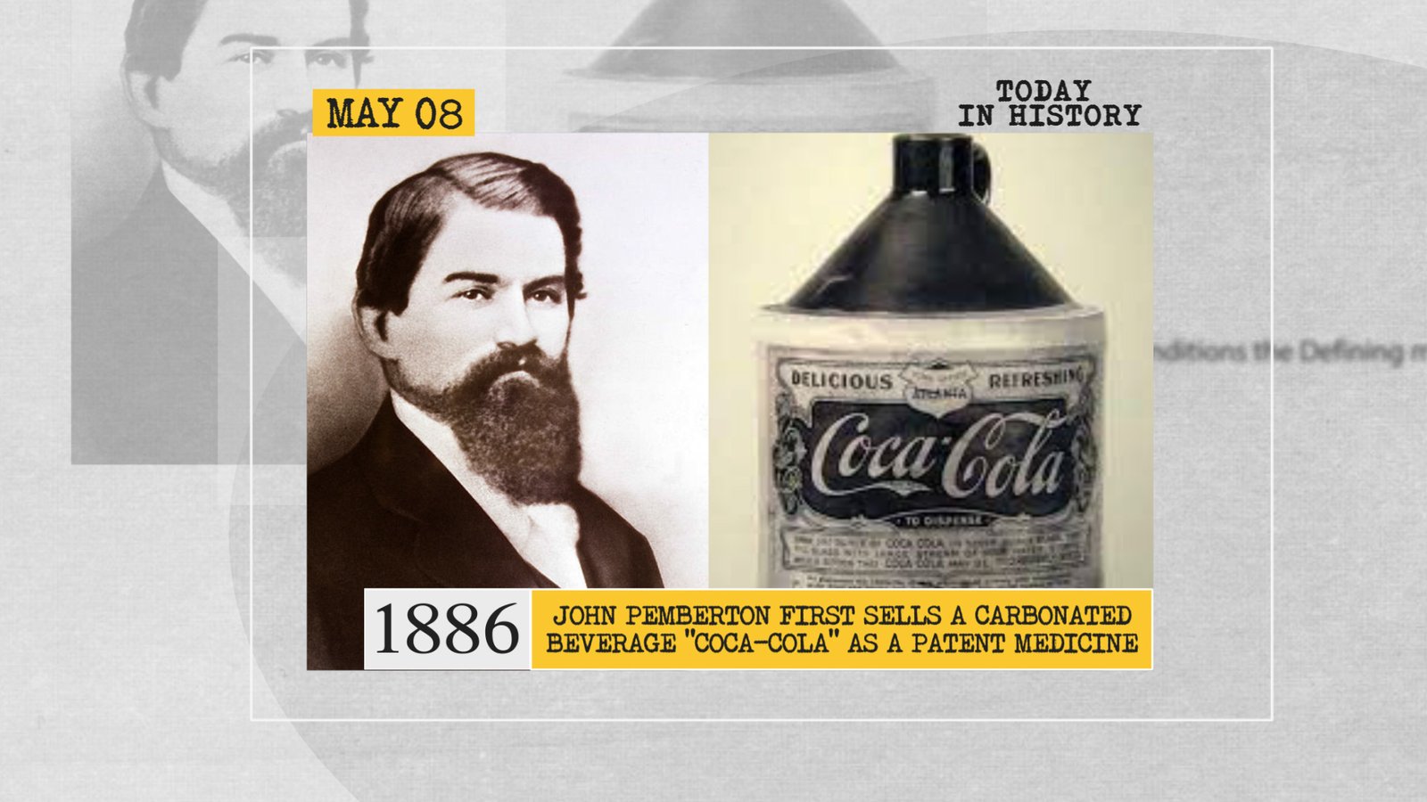 Dr John Pemberton et son Coca-Cola