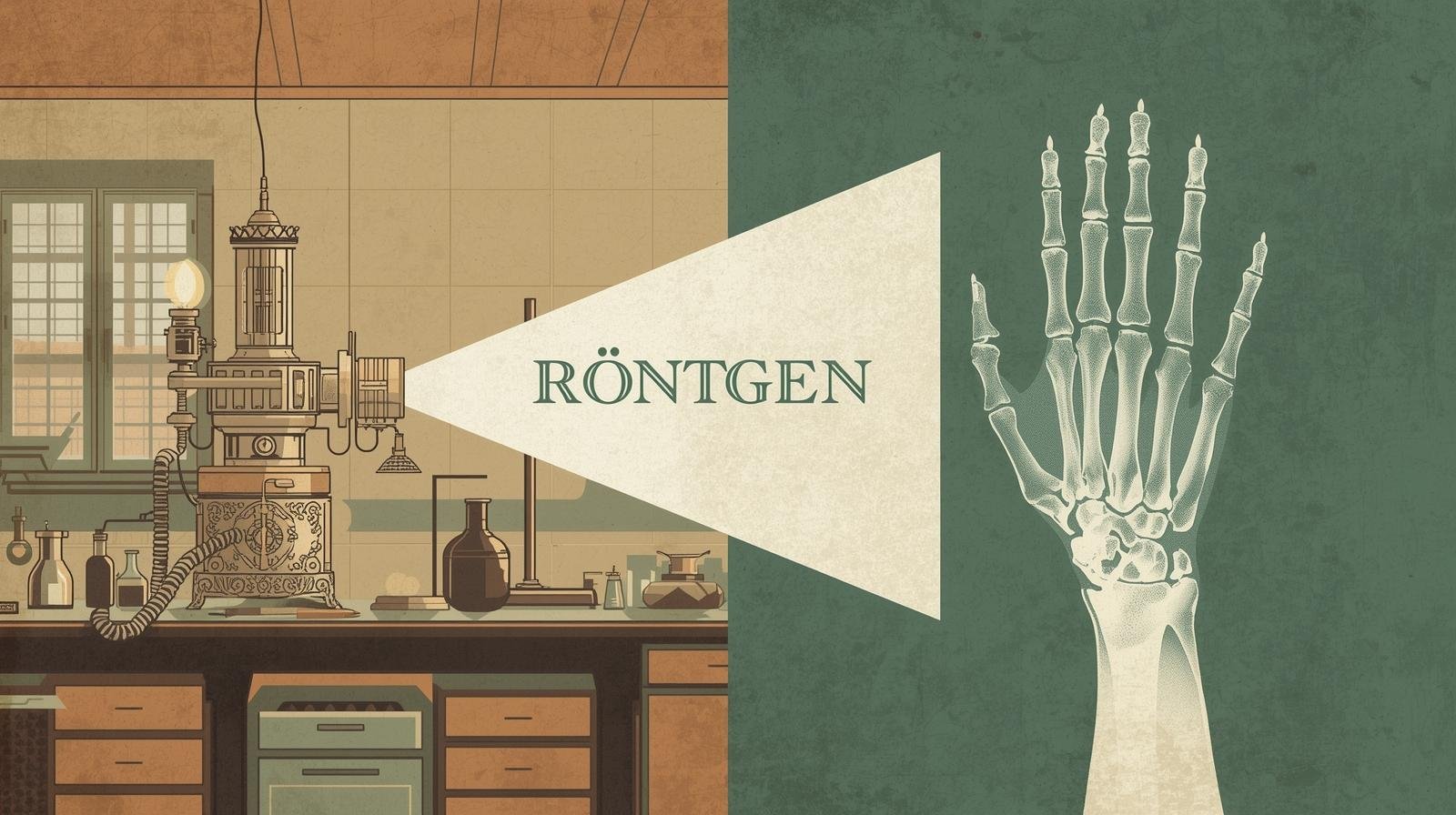 Röntgen — la découverte des rayons X en 1895