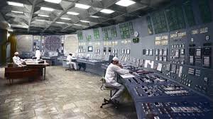 Salle de contrôle du réacteur 4 de Tchernobyl