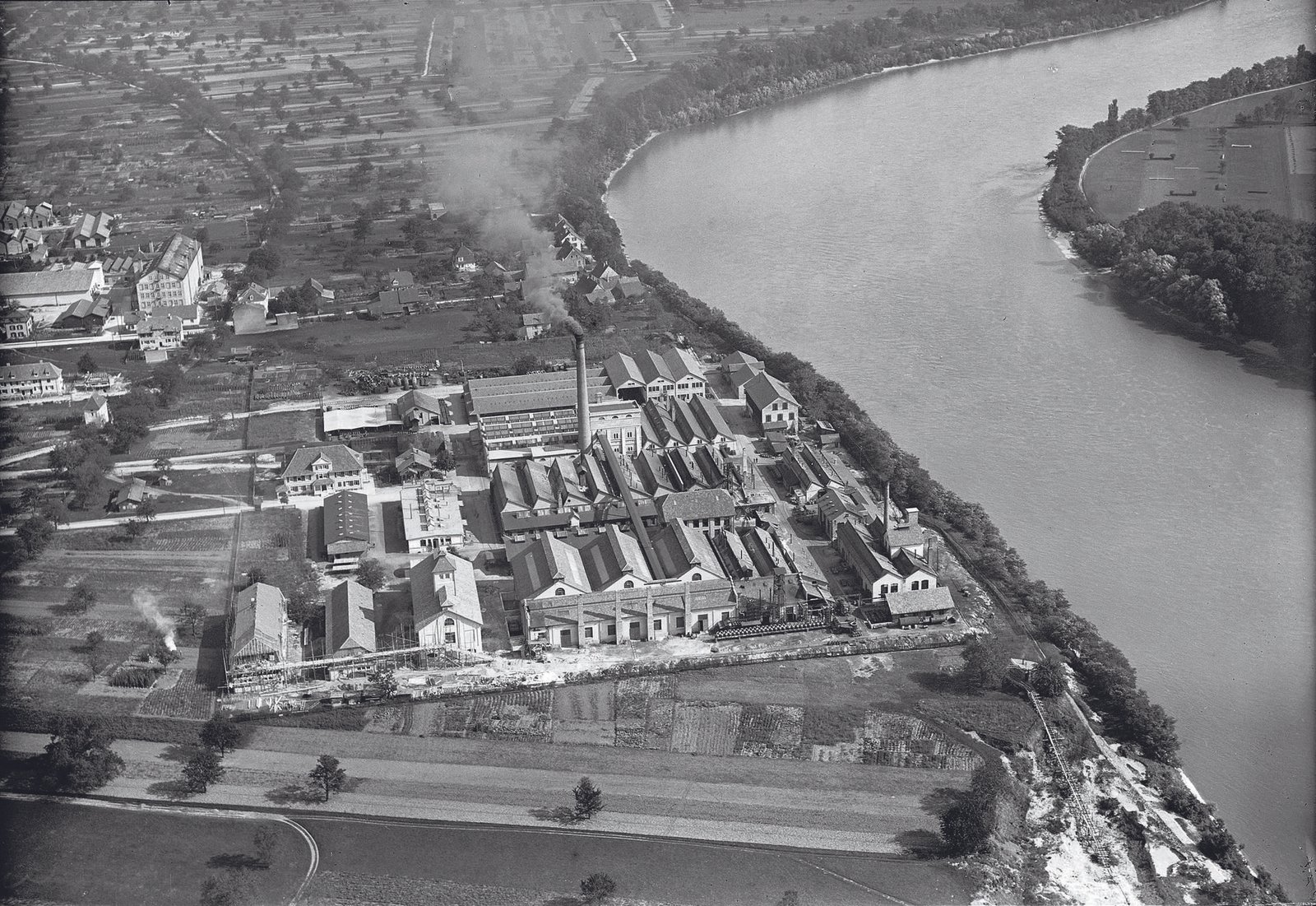 Laboratoires Ciba de Bâle en 1953